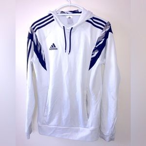 Adidas White Hoodie Small Excellent Condition